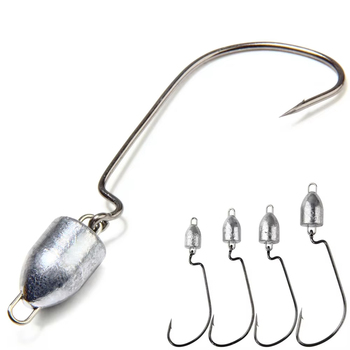 Spinpoler Fishing Swing Jig Heads Hook 3.5g/5g/7g/10g Soft Plastic Baits Swimbait Wobbler Freshwater Saltwater Bass Accessories – Soft Lure – view 1