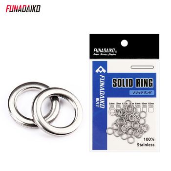 Cheery Stainless Steel Swivel Fishing Ring for Lure Fishing Saltwater Ocean Use Durable Solid Ring for Marlin & Bass – Accessorie – view 1