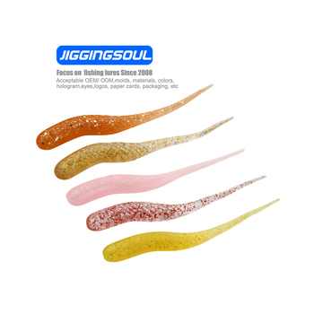 JIGGINGSOUL-SL087-4cm0.34g 20pcs/Bag Soft Bait Soft Lure PVC Material Root Soft Worm Lure Soft Fishing Lure – Soft Lure – view 1