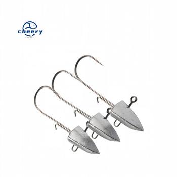CHEERY-FH186-3.5g5g7g Arrowhead Jig Lead Head Hooks Worm Soft Lure Hook Jig Heads Fishing Hook With Barbed – Soft Lure – view 1