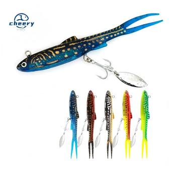 CHEERY 140mm Lead Head Soft Fishing Lure Paddle Tail Soft Blade Spinner Bait Artificial Soft Bait Single Hook Fish Attraction – Soft Lure – view 1