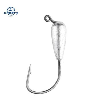 CHEERY Jig Head Hook for Soft Worm Lures, Special Jig Hooks Specially Designed for Mandarin Fish & Sea Bass – Soft Lure – view 1
