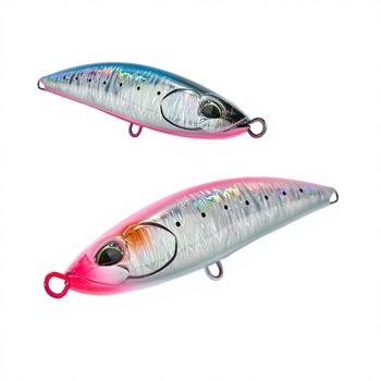 Cheery 160mm 55.4g ABS Pencil Lure Printed Topwater Bait for Ocean Boat Fishing Tuna with Hooks – Popper – view 1