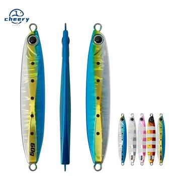 CHEERY Metal Jigging Lures Isca 35g 45g 60g 80g 100g Fishing Lures Baits Lures Fish for Tuna – Metal Jig – view 1
