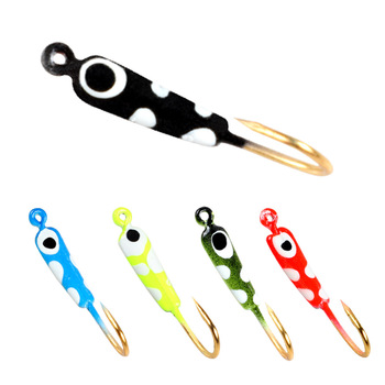 WEIHE 25mm/0.7g Luminous Ice Fishing Hook Mini Lead Fish Hook Root Fishing Hook – Hooks – view 1