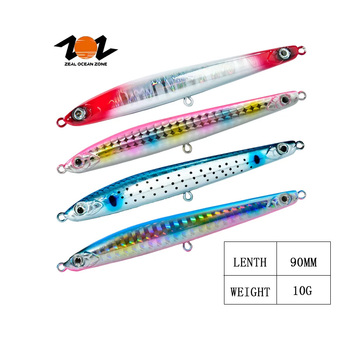 Innovative Design Floating Bottom Sea Bass Pike Hard Body Artificial Swim Bait 10g ABS Printed Fishing Lure for Mackerel – Hard Lure – view 1