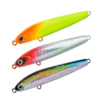 Wholesale Printed Durable ABS Hard Plastic Pencil Lure Bottom Bait for Freshwater Fishing Target Species Mackerel Bonefish Tuna – Pencil – view 1