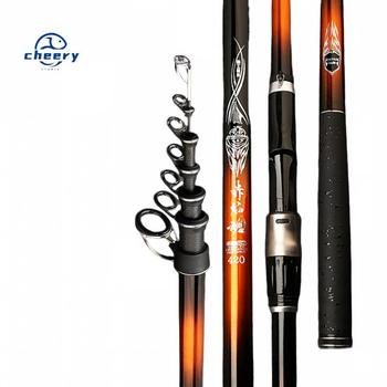 CHEERY Carbon Rock Fishing Rod XY-YG-11 Model Long Cast Soft Tail Telescopic Road Sliding Large Guide Ring Sea Fishing Shore – Soft Lure – view 1