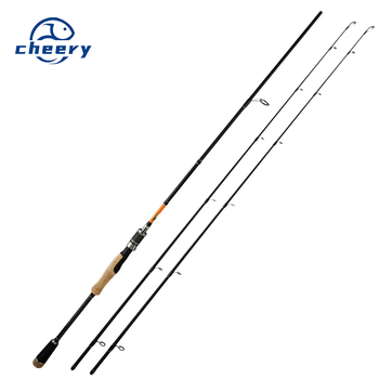 Yu Mingcatcher Carbon Lure Rod Set Double Rod Slightly M/MH Super Hard Straight Handle Throwing Rod Sea Rod Weihai Cork Handle – Hard Lure – view 1