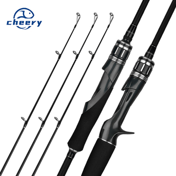 CHEERY High Quality Carbon Fiber 2 Section Spinning Carp Fishing Rod EVA Handle 1.8m/2.1m/2.4m MH Tips Sea Bass Casting Rod – Rod – view 1