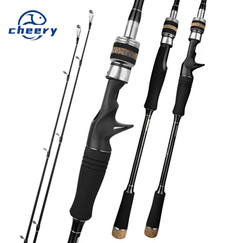 CHEERY Two Tip Telescopic Carbon Fast Action EVA Handle Lake Fishing Rod HM 2.1M-3M Casting & Spinning – Rod – view 1