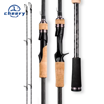 Ultralight Power Medium 2 Section 5g-30g High Carbon Fiber 1.8M 2.1M 2.4M Rod Light Bass Spinning Casting Fishing Rod – Rod – view 1