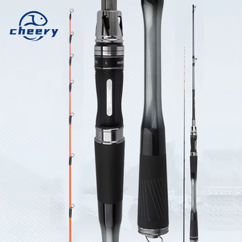 CHEERY 1.68m 1.8m 1.98m Carbon Fiber Medium Action Boat Sea & Stream Fishing Rod with Soft Tips and Reel Seat for Crucian Carp – Soft Lure – view 1