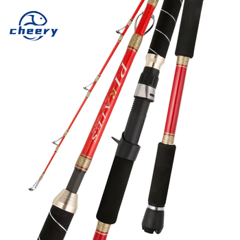 High Carbon Solid 1.65m 1.8m 1.95m 2.1m Super Hard 150# Drag 30KG 100-700G Lure Weight Slow Jigging Fishing Rod – Metal Jig – view 1