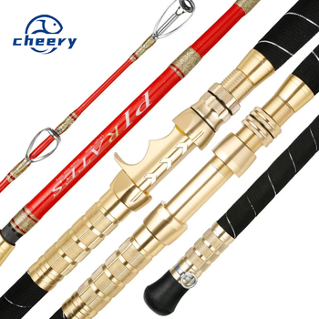 Wholesale Super Hard 150# Handmade Sea Fishing Rod Bottom Rod Cod Rod Weihai Fishing Gear Deep Sea Tuna GT Marlin Fishing – Hard Lure – view 1