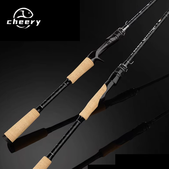 CHEERY 2.1-3.6m MH Carbon Fiber Casting Rod Saltwater Freshwater Trout Target Carp Bass Cork Lake Stream River Fishing Rods – Rod – view 1
