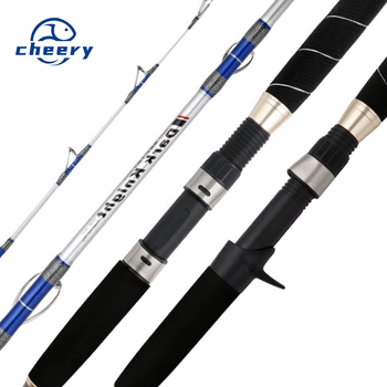 SNEDA Sea Pole Carbon FRP Material Fishing Rod Quality 1.65m 1.8m 1.95m Solid Sea Beach Iron Pole Spinning and Casting – Rod – view 1