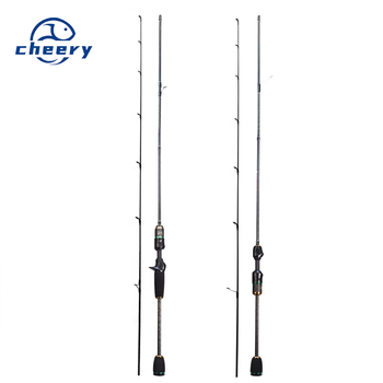 Cheery New Ultra-light Solid Carbon Makou Luya Road Asian Rod Hard Tune 2-Piece Stream Fishing Rod Weihai Factory – Hard Lure – view 1