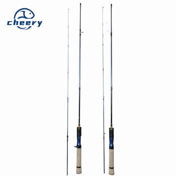 Cheery New Solid Carbon Fiber Micro Ultra Light 2-Piece Soft Tune Horse Mouth Rod Luya Fishing Rod Spot Wholesale – Soft Lure – view 1