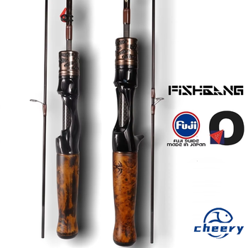 Cheery New Full-line Carbon Fuji O-ring Horse Mouth Solid for Micro-Adjustable Soft Tune Ultra-Light Luya Fishing Rod – Soft Lure – view 1