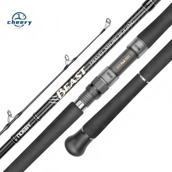 CHEERY Jigging Fishing Rod NOEBY Fuji Travel Shore Jigging Fishing Rod 8'10'' 2.70m 5 Piece Shore Rods Travel Fishing Pole – Metal Jig – view 1