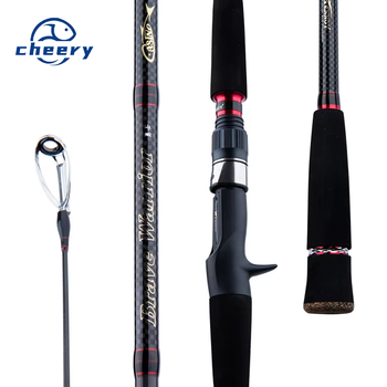 High Quality Carbon Fiber 1.8m-2.7m Heavy Boat Fishing Rod Trolling Fishing Rod Saltwater Big Game Sea Fishing Rod – Trolling Lure – view 1