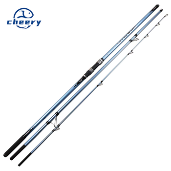 Cheery High Quality Wholesale 4.2m/4.5m 3 Sections Surf Long Casting Carbon Fishing Rod Surf Rod Sea Fishing – Rod – view 1