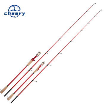 CHEERY Ultralight 1.5m/1.68m Carbon Fiber Baitcasting Rod for Ocean Boat Fishing for Squid Jig and Cuttlefish Casting Rod – Metal Jig – view 1