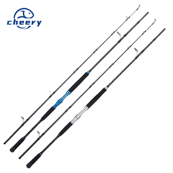 Lurekiller FUJI Parts 2 Section Deep Sea Boat Fishing Rod High Carbon Fiber Trolling Fishing Rod for GT Tuna – Trolling Lure – view 1