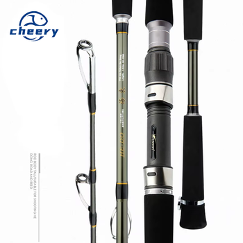 CHEERY Wholesale Custom Carbon Fiber Heavy Boat Fishing Rod Trolling Fishing Rod Saltwater Spinning Fishing Jigging Rod Low Moq – Metal Jig – view 1