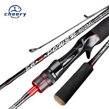 CHEERY High Quality Bass Trout Target Medium River Lake Stream Spinning Casting Carbon Fiber Fishing Rod Kekaxi – Rod – view 1