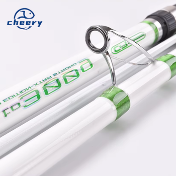 4.2m Carbon Fiber Three-Section Telescopic Beach Long-Casting Fishing Rod 300g Bait Weight Medium Hardness EVA Surf Rod – Hard Lure – view 1