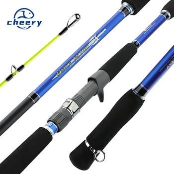 High Quality Carbon Fiber 1.8m-2.7m Heavy Boat Fishing Rod Trolling Fishing Rod Saltwater Spinning Fishing Jigging Rod – Metal Jig – view 1