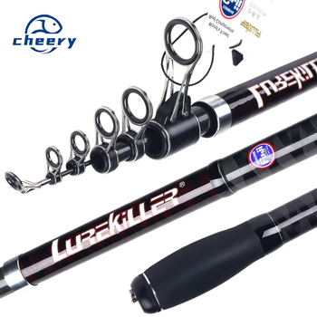 Lurekiller 1.9 m Japan TORAY Carbon Blank FUJI Parts Telescopic Sea Fishing Rod Saltwater Rock Fishing Rod Pole – Rod – view 1