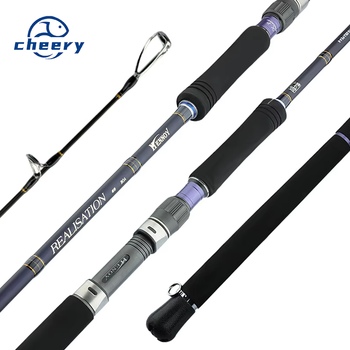 Wholesale Custom Carbon Fiber Boat Fishing Rod Trolling Fishing Rod Solid Blank Spinning Boat Sea Fishing Rods – Trolling Lure – view 1