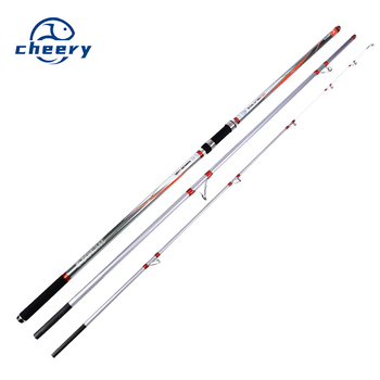 4.2m High Carbon Fiber Three-Section Surf Fishing Rod EVA Handle Long-Casting Anchor Rod for Bottom Saltwater Fishing Rod – Rod – view 1