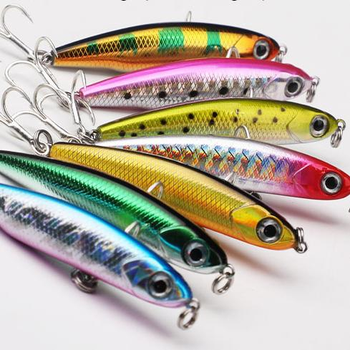 New 3.5g/5.5g/8.5g/13g Sinking ABS Hard Plastic Pencil Lure for Salmon Fishing Salt Water Fishing Bait for River Lake Stream – Pencil – view 1