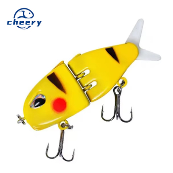 NEW 60cm 6.5g 2 Sections Glide Rattled Soft Tail Swimbait Large Saltwater Fresh Water Fishtail Hard Swimbait Fishing Lures Bait – Soft Lure – view 1