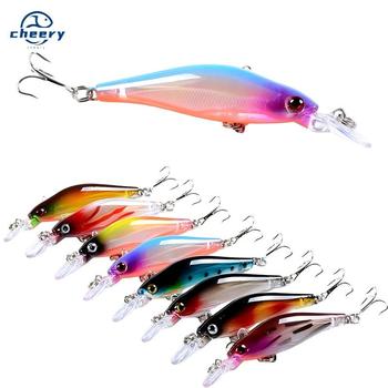 CHEERY Wobbler Fishing Lures Minnow Hard Artificial Bait 8CM 6.3G Crankbait Carp Striped Bass Pesca for Fishing Tackle Lure – Minnow – view 1