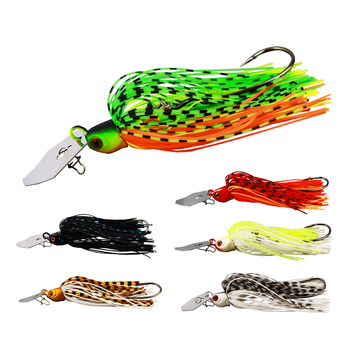Palmer 100mm 17g Chatterbait Fishing Lure Bladed Jig Buzz Bait Chatter Bait Silicone Skirting Lures Bass Jigs Spinnerbait – Soft Lure – view 1