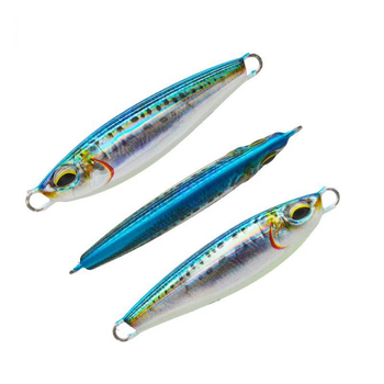 HOT Slow Pitch Jigs 20g 30g 40g 3D Print Color Metal Jigs Japanese Bionic Jigging Fishing Lures Bass Bait for Sale – Metal Jig – view 1