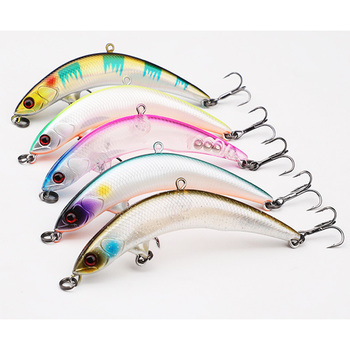 4g 7.5g Floating Fresh Water Sea Fishing Minoan Swimming Curved Crooked Turn Curve Jackall Pikupiku 65/78 Fishing Lures – Lure – view 1