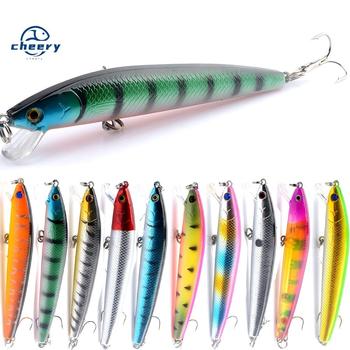 CHEERY the Brave ABS Live Bait Fishing Floating Minnow Bait 9.5Cm/8.5G with Hooks Bass Sea Fishing – Minnow – view 1
