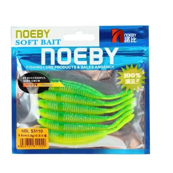 PVC 9.5cm/3.5g Single Tail False Soft Rubber Bait – Soft Lure – view 1