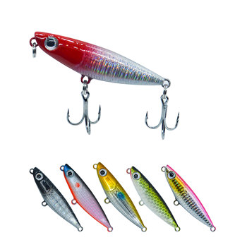 Wholesale 43mm 1.8g Top Water Fish Baits Fishing Lures Bait Walk Dog Floating Pencil Lure for Bass & Marlin River Use – Pencil – view 1