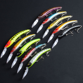 15.5cm 16.3g 10 Colors Minnow Lure Japanese Style Minnow Crankbait Fishing Lure Swimbait Fishing Lures Minnow Floating Hard Bait – Soft Lure – view 1