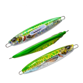 Summer 3D Printed Metal SlowJig Bait 40g 60g 80g Artificial Jigging Lure for Sea River Lake Fishing – Metal Jig – view 1