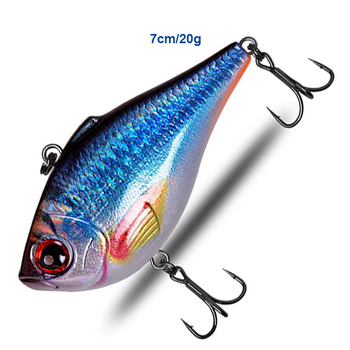 GS High Quality 7cm 20g Vib Fishing Lures Hard Bait Vib Lure Crank Bait Lure with Strong Fishing Hook Lipless Crankbait – Hard Lure – view 1