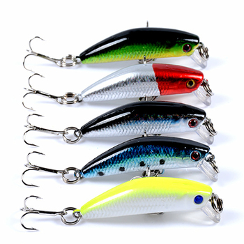 4.5cm/2.8g Artificial Hard Crankbait Crank Fishing Sinking Minnow for Saltwater Freshwater – Minnow – view 1