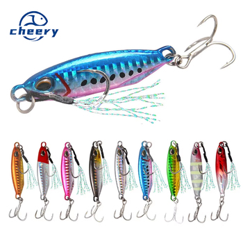 Duo Iron Plate Far-Casting Lure Bait 15g Metal Freshwater Sea Fishing Bass Gear with Shiny Blood Groove Hook – Metal Jig – view 1